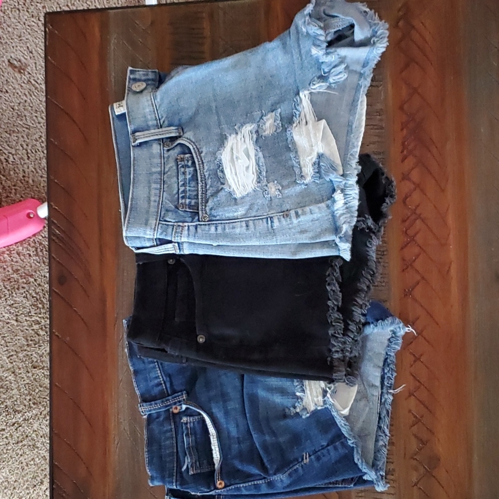 3 pairs of Mudd shorts